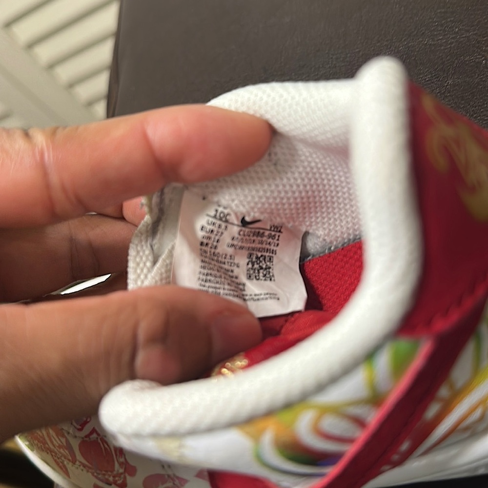 Kids Nike Air Force 1 18 “Gym Red”… - Picture 7 of 12